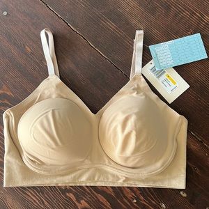 True & Co. Santorini Hybrid Lift Bra Beige NEW!
